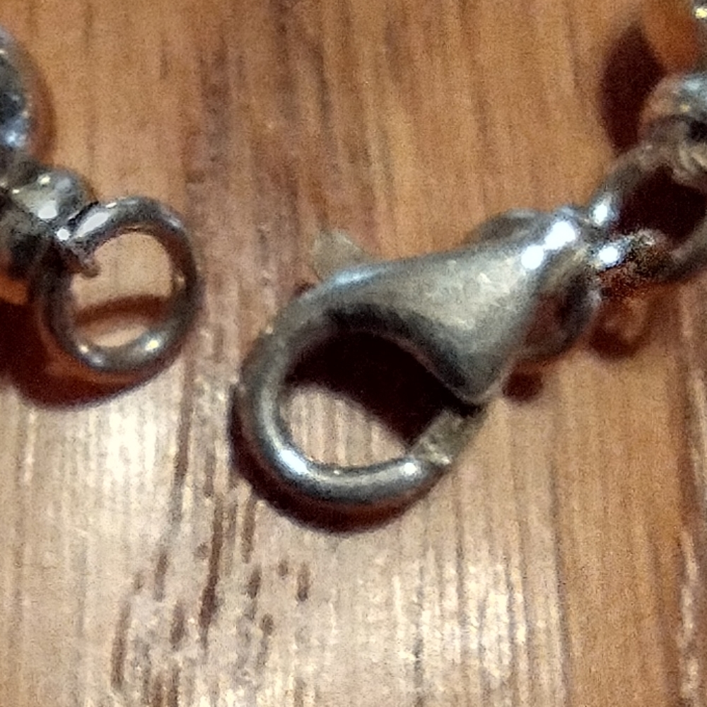 Solid Sterling Silver Unique Bracelet - image 6